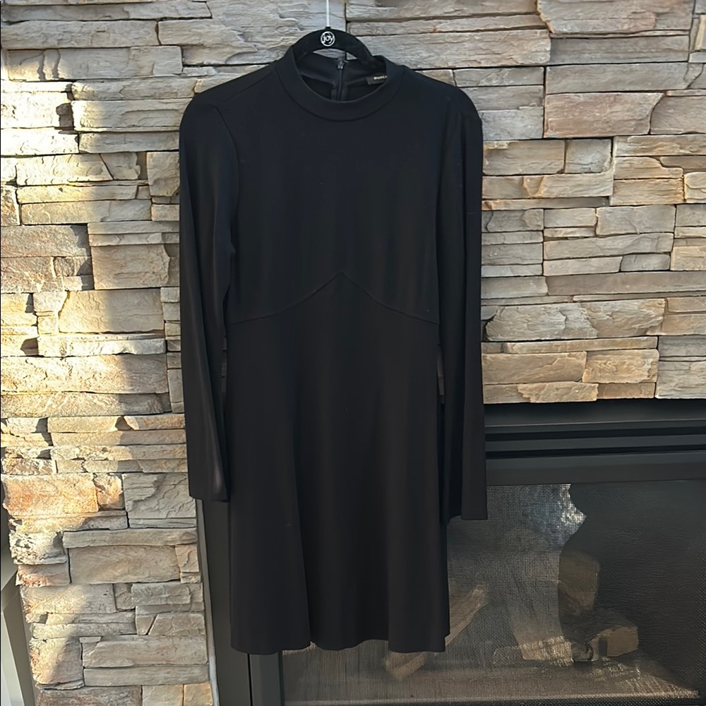 Elegant Black Long Sleeve Dress Sz 6